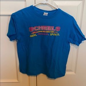 blue YOUTH scheels shirt